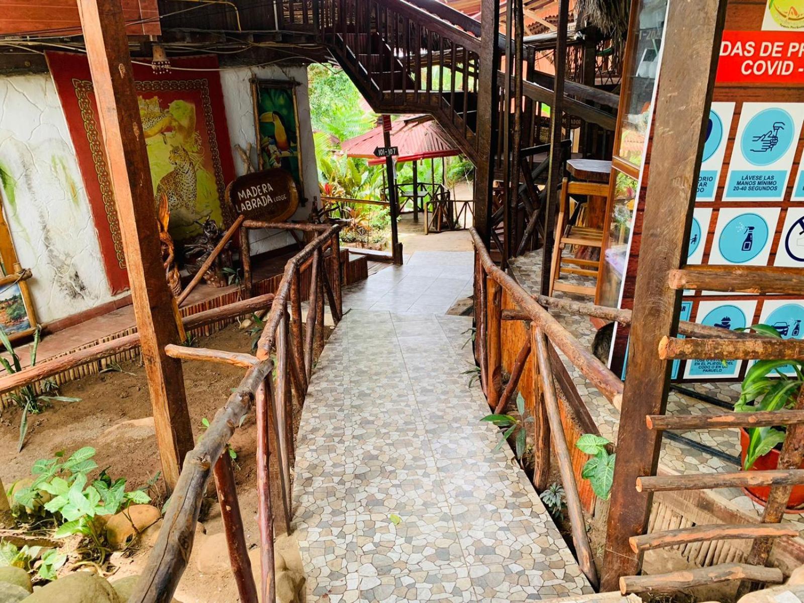 Madera Labrada Lodge Ecologico Tarapoto Buitenkant foto